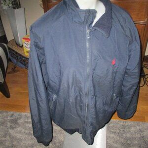 ralph lauren polo black  men's jacket xl